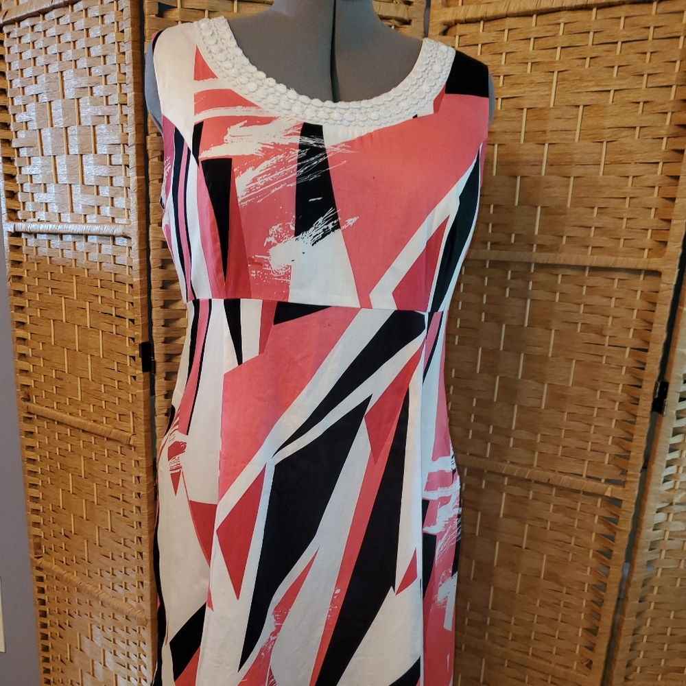 Colorful Summer Dress, sz 14 by Tribal